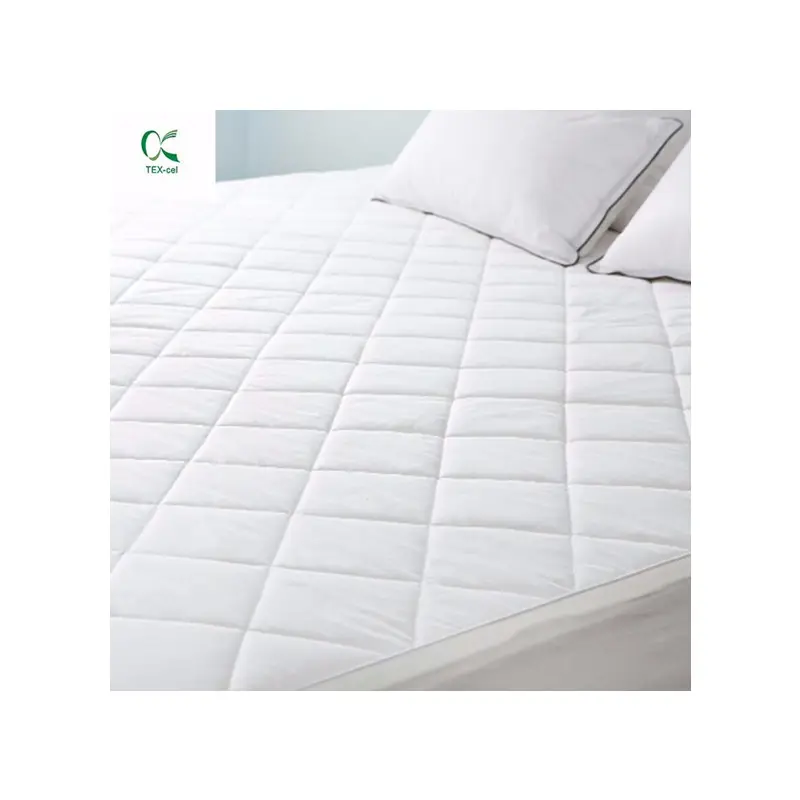 Polyester Bamboo Quilted Fitted Waterproof Mattress Cover Protector for Hotel Home