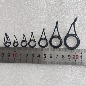 36 + 5 pièces accessoires de <span class=keywords><strong>canne</strong></span> à pêche accessoires de <span class=keywords><strong>remplacement</strong></span> bricolage céramique acier inoxydable Guides à rouleaux <span class=keywords><strong>anneau</strong></span> et embouts - Product Image 5
