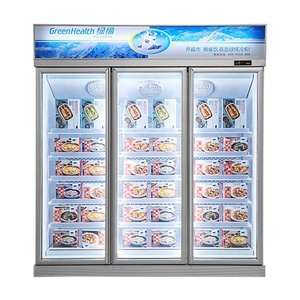 Réfrigérateur et congélateur commerciaux de porte de congélateur de dégivrage <span class=keywords><strong>automatique</strong></span> de supermarché pour le magasin - Product Image 2