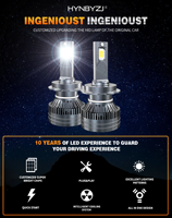 Phare LED HYNBYZJ 110W 6500K Nouvelle Génération H1 H3 H13 H27 9006 9012 9005 H4 H11 H7 pour Voiture – Garantie 2 Ans