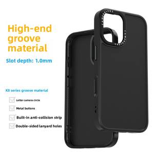 Custodia per iPhone 17 Pro Max K8 con doppio laccetto inferiore, design animale, tracolla, in pelle e chiave AI - Product Image 4