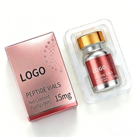 Boîte blister et étiquette avec impression de logo haute définition pour solutions de peptides de qualité médicale
