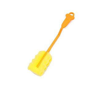 Ensemble de brosses à biberon et à tétine avec manche rotatif en forme d'ours, pour le nettoyage des biberons de bébé, avec tête en éponge douce - Product Image 3