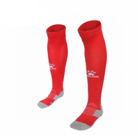 Chaussettes de football montantes antidérapantes en coton respirant pour le sport