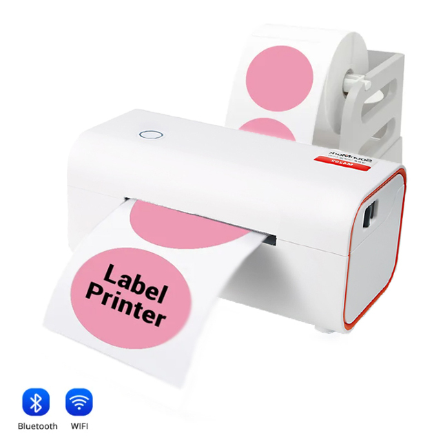 203DPI A6 Portable Mini Document Printer USB Blue Tooth Wireless Thermal Sticker Printer Label Printer Sticker Machine