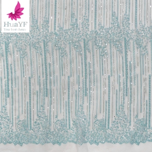 2021 nueva tela de encaje con cuentas de <span class=keywords><strong>lentejuelas</strong></span> 3D <span class=keywords><strong>Verde</strong></span> Africano para Aso Ebi bordado tul Uganda tela de <span class=keywords><strong>vestido</strong></span> de encaje - Product Image 1
