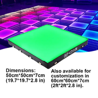 Igreslite Arc-en-ciel Givré Magnétique LED Piste de Danse Disco Led Piste de Danse pour Mariages