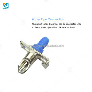 Bebederos Automáticos para Conejos YYB LMR01, <span class=keywords><strong>Bebedero</strong></span> con Boquilla para Jaulas, Dispensador de Agua con Conexión en T y Resorte - Product Image 5
