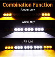OVOVS-Barre de lumière LED à double rangée pour camion, 4x4 30W 60W 90W 120W 150W 180W 210W 240W 27W 300W
