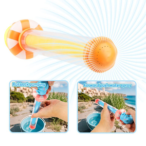 Hot Sale Outdoor Summer Toys Firework <strong>Water</strong> <strong>Gun</strong> Swimming Pool Squirt Toys Pull Out <strong>Water</strong> Cannon for Kids - Product Image 2
