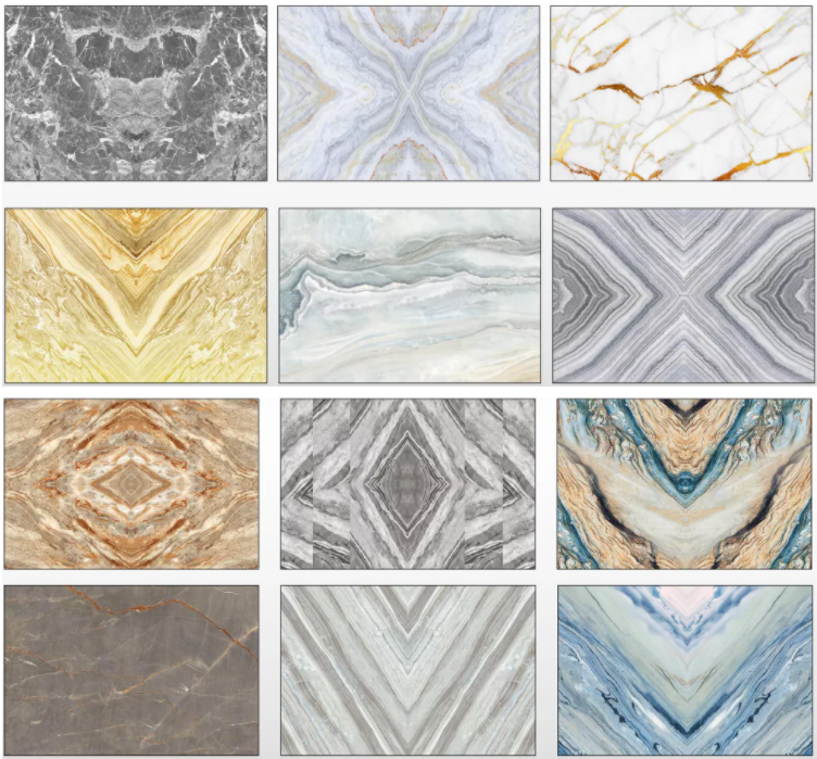 Wall Decoration UV Resistant Waterproof UV Marble Alternative Sheet For Bathroom