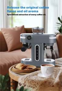 เครื่องทำกาแฟเอสเปรสโซขนาด20บาร์เครื่องทำฟองนมควบคุมหน้าจอสัมผัสปรับอัตราไอน้ำทำความสะอาดตัวเองได้ - Product Image 5