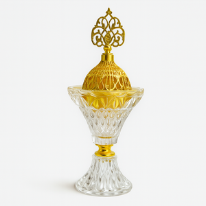Luxurious Small <strong>Large</strong> Brass Incense Burner Set Crystal Zen Resin Home Decoration Metal Backflow <strong>Candlestick</strong> Valentine's Day - Product Image 4
