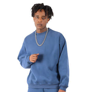 H5583 alta calidad bajo OEM MOQ personalizado 345 Gsm mezcla de algodón Sudaderas mujeres hombres - Product Image 6