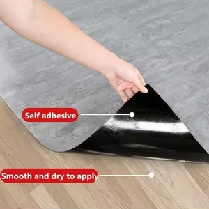 <span class=keywords><strong>Autocollant</strong></span> <span class=keywords><strong>de</strong></span> <span class=keywords><strong>Sol</strong></span> en PVC Auto-Adhésif Effet <span class=keywords><strong>Ciment</strong></span> Écologique, Revêtement Plastique Épais Résistant à l'Usure et Imperméable 60*60CM - Product Image 2