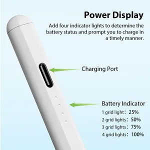 Lápiz Táctil <span class=keywords><strong>para</strong></span> Apple Pencil, Compatible con <span class=keywords><strong>iPad</strong></span> A16 Air 11 5 4 Pro 11.ª 13 12.<span class=keywords><strong>9</strong></span> M4 M3 M2, Lápices <span class=keywords><strong>para</strong></span> <span class=keywords><strong>iPad</strong></span> 10 <span class=keywords><strong>9</strong></span> 10.ª <span class=keywords><strong>9</strong></span>.ª Generación Mini 7 6 2025 - Product Image 3