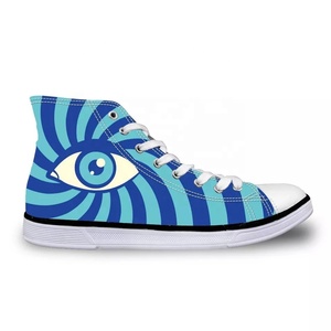 logotipo personalizado deporte de los hombres zapatillas de deporte blanco estrella casuales de las mujeres zapatos de lona - Product Image 1