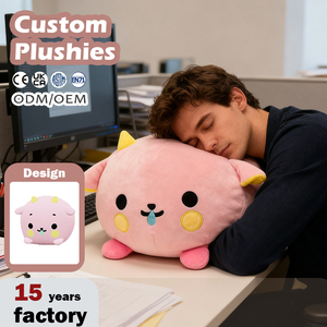 Peluche Personalizado con Certificación CE y CPC, Juguete <span class=keywords><strong>de</strong></span> Peluche Súper Suave y Acurrucable, Almohada para Descansar en la Oficina - Product Image 1