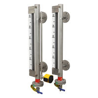 4-20ma Glass Tube Float Liquid tank Magnetic Flap Level Gauge Fuel Water Level Measuring Instrument | KETAI Brand | OEM