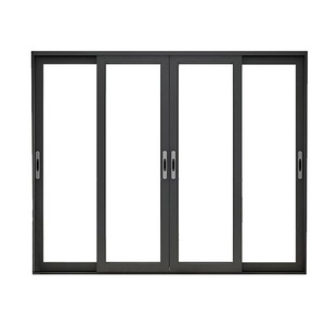 Porta Scorrevole in Alluminio TOMA-AS 2047, <span class=keywords><strong>2</strong></span> Guide 4 Pannelli, Porta Scorrevole a Doppio Vetro - Product Image 1