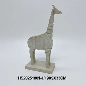 Sculpture d'animal abstrait personnalisé Statue en résine de cheval éléphant <span class=keywords><strong>girafe</strong></span> Objets décoratifs d'art moderne pour la décoration intérieure minimaliste - Product Image 4