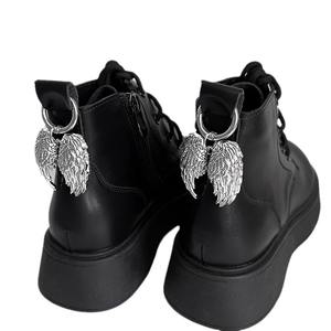 Accessoires de chaussures Gillian : Ailes d'ange punk exagérées, tendance et cool, grandes boucles détachables pour bottes <span class=keywords><strong>Martin</strong></span> - Product Image 5