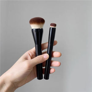 Personaliza tu propia marca: Brochas de maquillaje ultrafinas de alta calidad, planas y individuales, con etiqueta privada para uso diario. - Product Image 4
