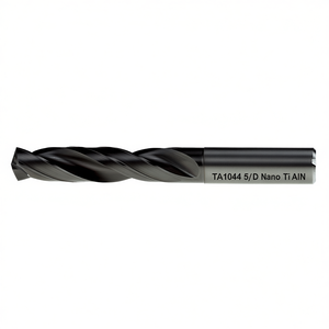 Ttake Carbide Drill Bit TA1044 5xD Nano TiAlN Coated For Machine Tools - Product Image 2