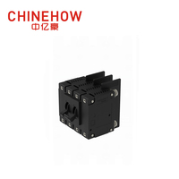 Disjoncteur thermique/électrique monophasé Chinehow 100A de haute qualité, type enfichable, en bakélite noire, 125V-400V AC, pouvoir de coupure 10kA
