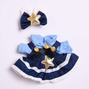 라부부용 럭셔리 세트 시리즈 봉제인형 브랜드 리본 헤어 액세서리 포함 드레스 - Product Image 6