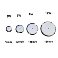Tous les éclairages intérieurs LED ronds 12V 24V pour véhicules, yachts, camping-cars, caravanes, remorques de voyage, bateaux, bus et fourgonnettes avec interrupteur tactile