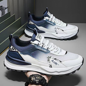 Marchio <span class=keywords><strong>di</strong></span> <span class=keywords><strong>tendenza</strong></span> <span class=keywords><strong>di</strong></span> fascia alta da <span class=keywords><strong>uomo</strong></span> scarpe sportive estive Casual Mesh traspirante stile morbido e basso nuova collezione per la primavera estate - Product Image 6