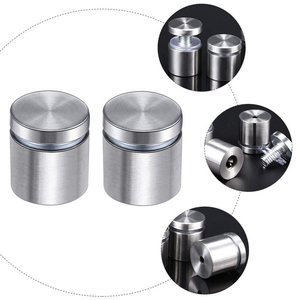 Vis de <span class=keywords><strong>fixation</strong></span> pour panneau publicitaire mural <span class=keywords><strong>creux</strong></span>, vis de <span class=keywords><strong>fixation</strong></span> OEM, garde-corps en verre, support de panneau - Product Image 1