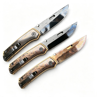 VG10 Titanium Vouwmes met DLC-coating, lasertextuur, geanodiseerd handvat, EDC, outdoor survival, fruitmes, utilitymes