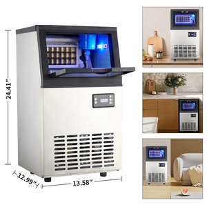 Stock en entrepôt américain Machine à glace cube de petite capacité 20kg par jour - Product Image 5