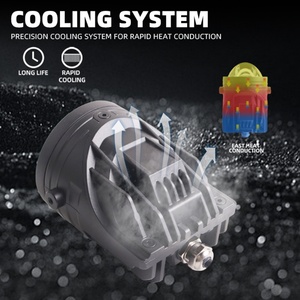 Sanvi New Fog Lamp F21 2.0 Inch Fog Lens High Quality Auto <b>Lighting</b> 6000K White <b>Projector</b> Lens for Car 12V - Product Image 4