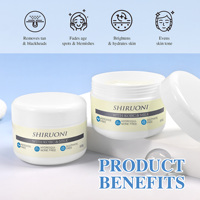 Label privé lait acide kojique doux naturel dissolvant de bronzage points noirs gomme visage corps crème hydratante