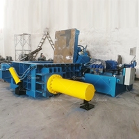 Compresseur hydraulique horizontal automatique pour le recyclage des métaux de rebut, presse à balles hydraulique pour les métaux de rebut, les fils d'acier