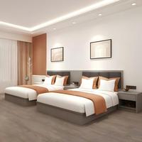 Luxuriöse Holz-Hotelzimmer-Sets Maßgefertigte Moderne Minimalistische Umweltfreundliche Langlebige Möbel für Hotels & Apartments