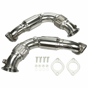 ท่อไอเสียสแตนเลสพร้อมส่งจากคลังสินค้าต่างประเทศ สำหรับ BMW 2008-2014 X6 X5 ซีรีส์ 5 7 <span class=keywords><strong>N63</strong></span> <span class=keywords><strong>B44</strong></span> 4.4L - Product Image 1