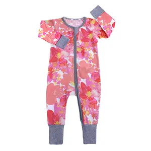 OEM 자기 코튼 린넨 아기 Ronmper 원피스 유아 Jumpsuit 유니섹스 아기 Onesie 옷