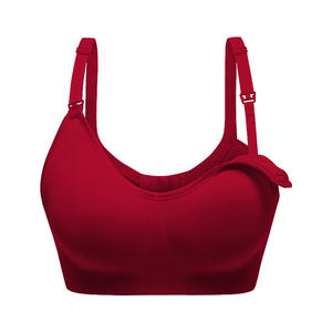 <span class=keywords><strong>Reggiseno</strong></span> <span class=keywords><strong>senza</strong></span> fili di grandi dimensioni per donne incinte estate sottile <span class=keywords><strong>pizzo</strong></span> con fibbia frontale <span class=keywords><strong>senza</strong></span> <span class=keywords><strong>spalline</strong></span> Design traspirante ventilazione stile popolare - Product Image 6