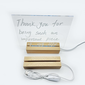 H Hình Chữ Nhật Duy Nhất Ấm/Trắng Lightlamp Quà Tặng 3D Ánh Sáng Ban Đêm Đèn <span class=keywords><strong>LED</strong></span> Cơ Sở Ảo Tưởng Giáng Sinh Sinh Quà Tặng Sinh Nhật Khắc - Product Image 1