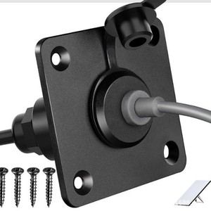 Mini module de câblage en aluminium avec connecteur femelle DC 5521 intégré pour câble réseau de routeur à branchement direct - Product Image 1