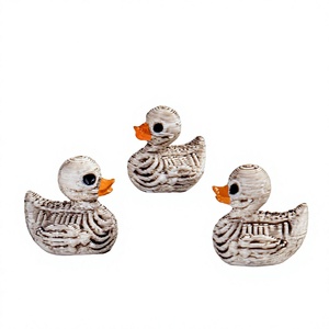 Mini Esqueletos de Patos, Decoraciones de Halloween, Miniaturas de Patos de Resina, Figuras Decorativas para el Hogar, Micropaisaje - Product Image 3
