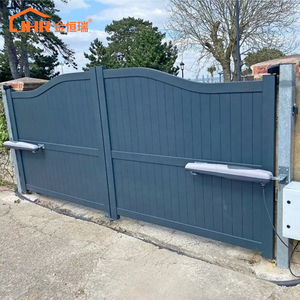 Puertas Batientes de Aluminio Decorativas y Duraderas para Jardín Residencial, Perímetro, Uso Pesado, Fácil Instalación, OEM ODM, Puerta Metálica Resistente a la Oxidación - Product Image 5
