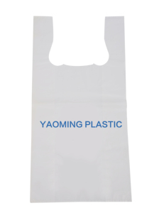 Bolsas de compras de plástico compostables OEM ODM para camisetas, bolsas de compras desechables ecológicas tipo chaleco para tiendas de alimentos orgánicos - Product Image 4
