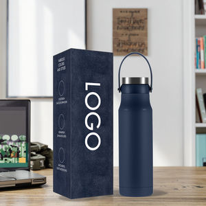 Bouteille d'eau en acier inoxydable ANSHENG en gros, bouteille d'eau isotherme personnalisée avec emballage en boîte - Product Image 1