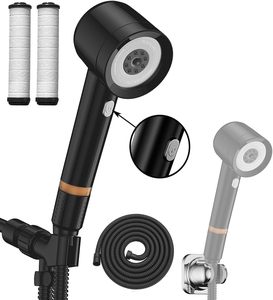 Portable Multifunctional High-Pressure Filter <b>Shower</b> Head with Triple Spray Easy Installation Handheld Bathroom <b>Shower</b> Head - Product Image 1