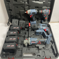 Ensemble combiné d'outils de perceuse électrique sans fil à batterie au lithium 21v the Best